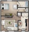 1 Bedroom, 1 Bath